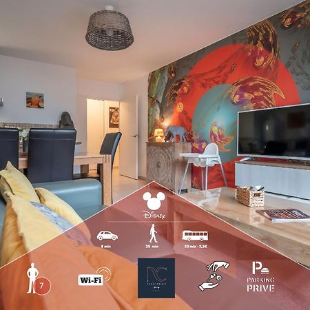 *Disneyland-Paris* 7Pers, Wifi, Parking, Netflix Монтеврен Екстериор снимка